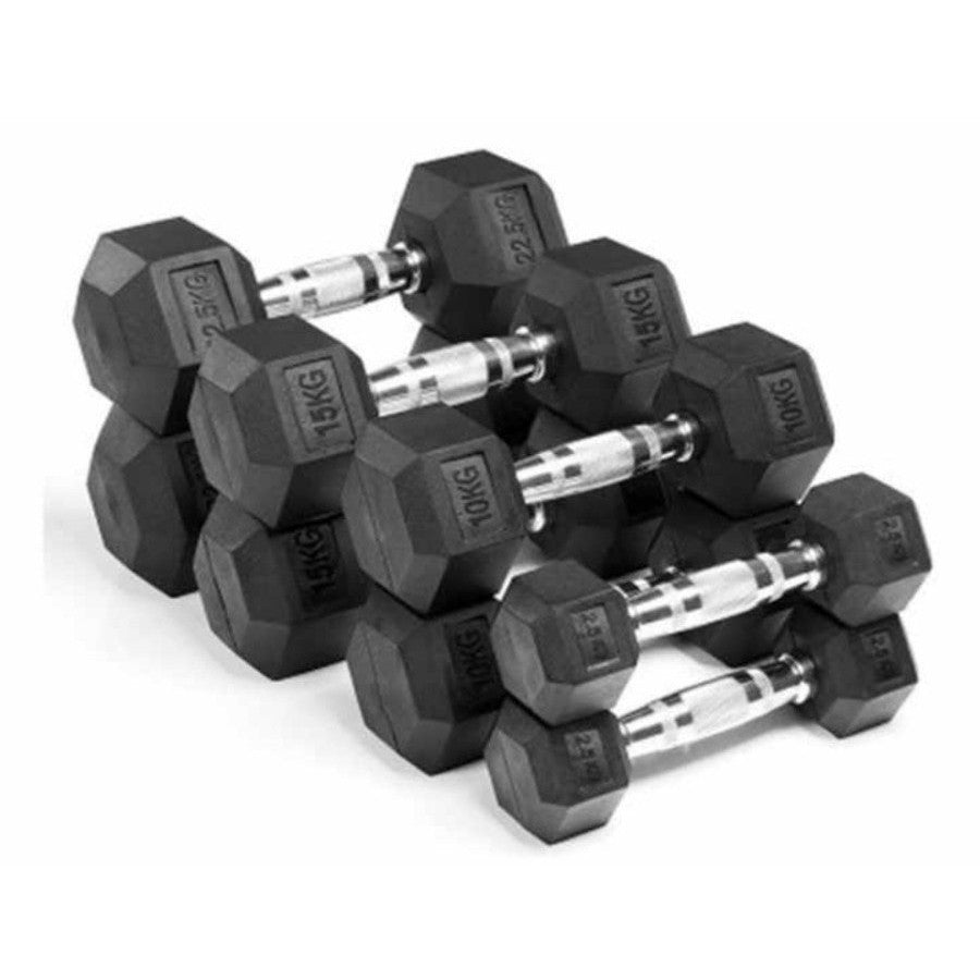 POTENCE DUMBBELL HEXAGON 5KG DUMBEL DUMBELL BARBELL HEXAGONAL 5 KG BESI BARBEL