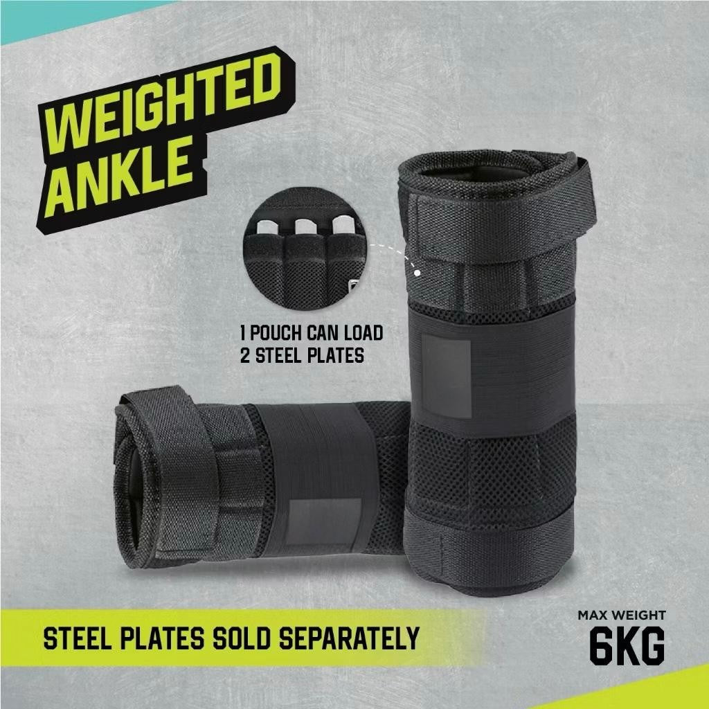 POTENCE Adjustable Weighted Vest 15kg Rompi Beban Jaket Beban 35kg Wrist & Ankle Weight Rompi Beban 15 kg
