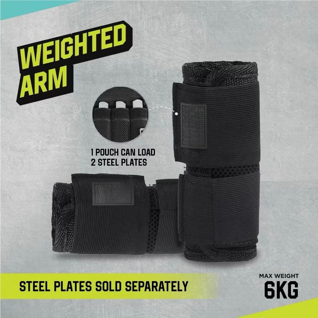 POTENCE Adjustable Weighted Vest 15kg Rompi Beban Jaket Beban 35kg Wrist & Ankle Weight Rompi Beban 15 kg