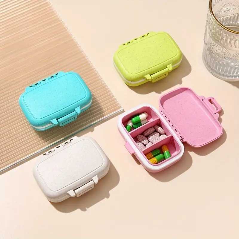 SHURUN Kotak Obat Mini Portable Medicine Pill Box Adjustable 3 Grid - SH-3