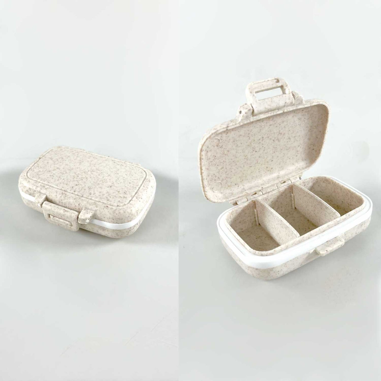 SHURUN Kotak Obat Mini Portable Medicine Pill Box Adjustable 3 Grid - SH-3
