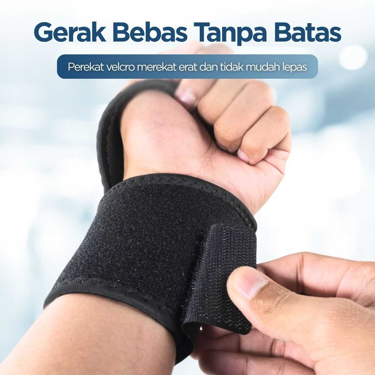 SHW Pelindung Pergelangan Tangan Magnetic Therapy Wrist Guard 1 PCS - SHW-A1