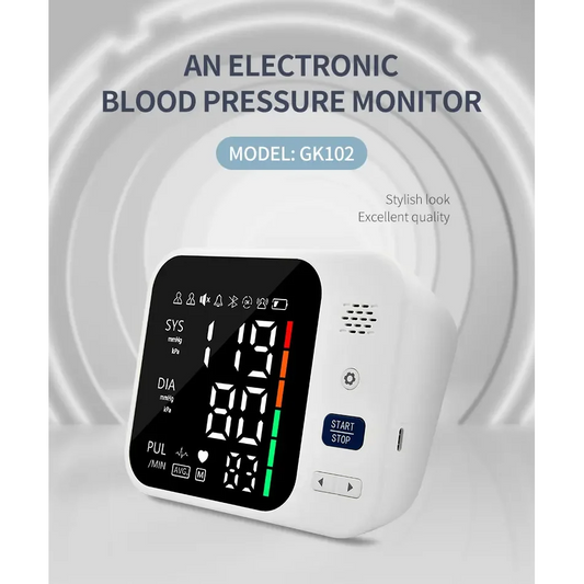 SINOHERO Tensimeter Digital Pengukur Tekanan Darah English Voice - GK102