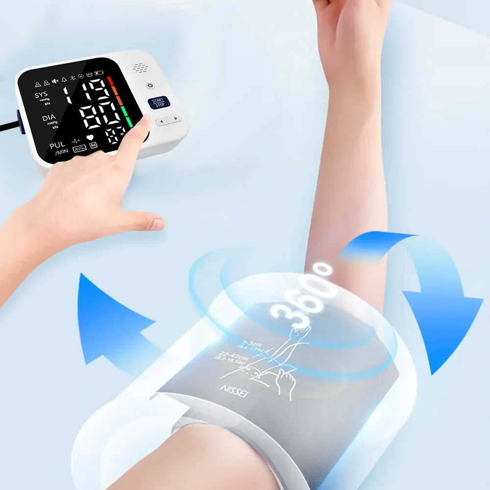 SINOHERO Tensimeter Digital Pengukur Tekanan Darah English Voice - GK102