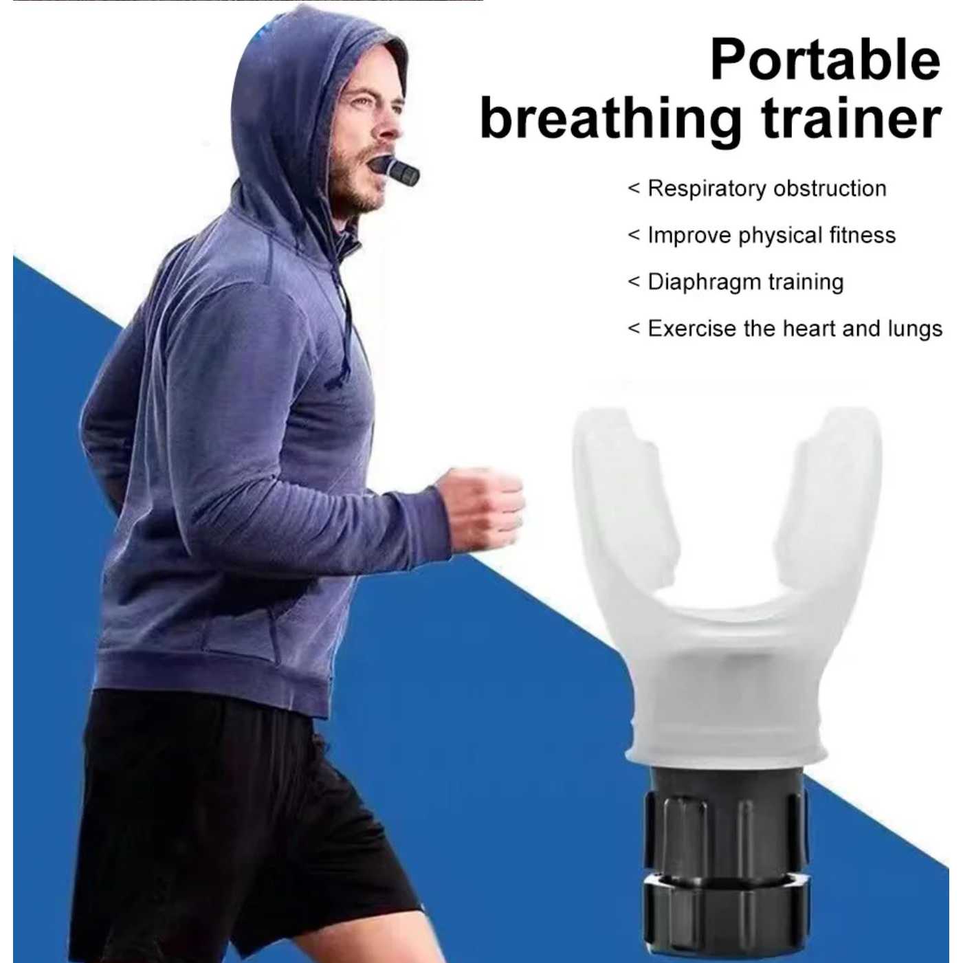 Slyz Alat Bantu Latihan Pernapasan Portable Breathing Lung Trainer - Slyz28