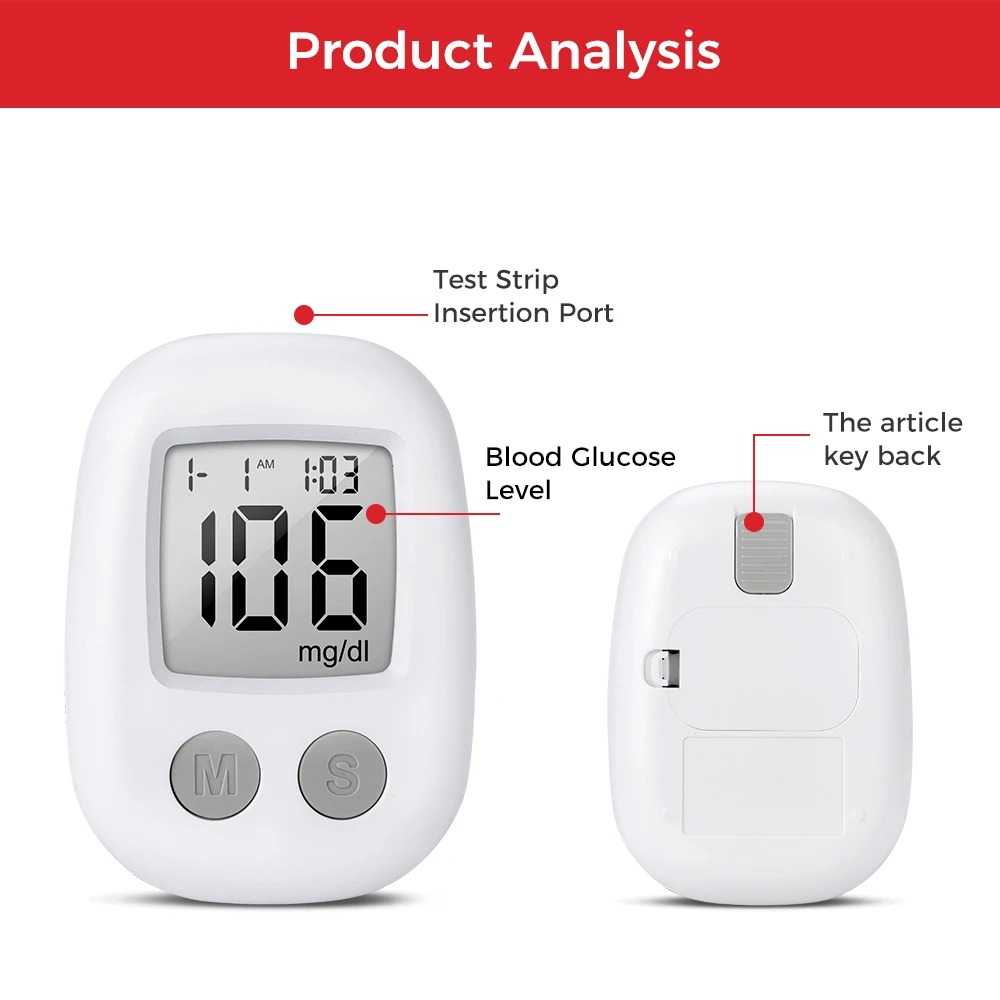 SPEAE Alat Cek Gula Darah Glucometer Kit 50 Test Strips - KH-200