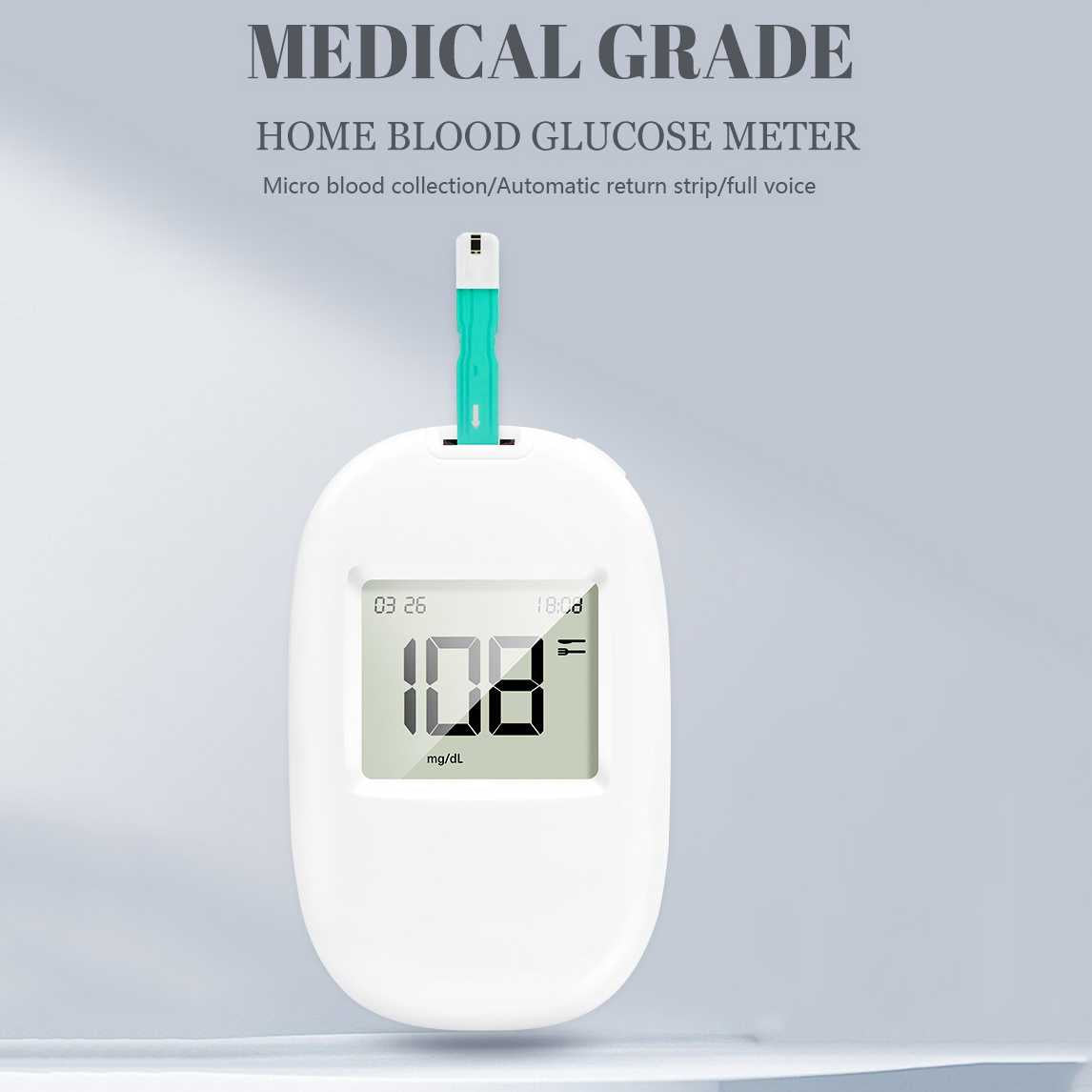 SUGMED Alat Cek Gula Darah Glucometer Kit 50 Test Strips - G61