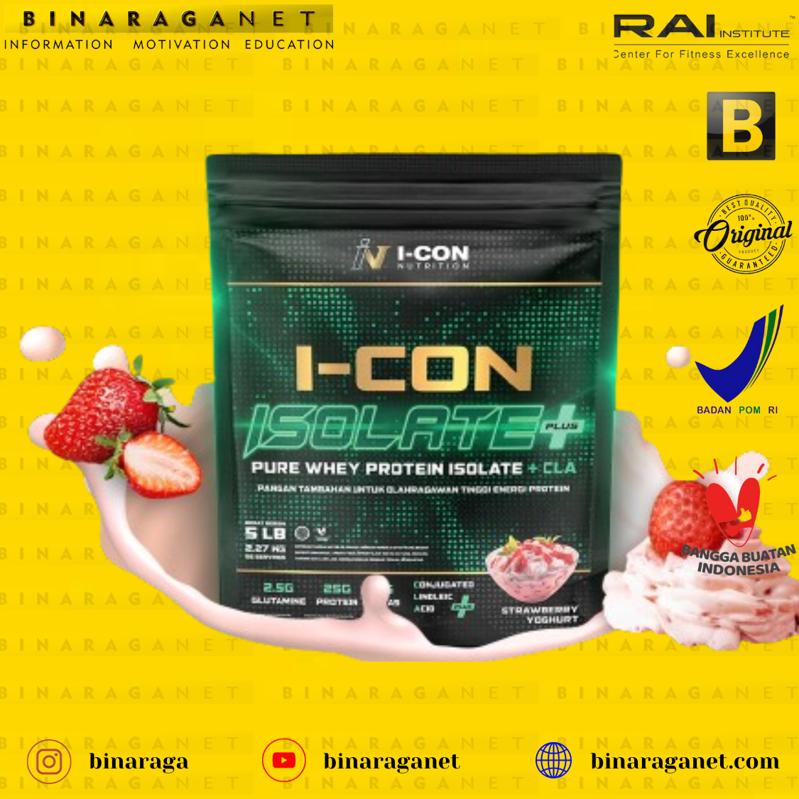 Icon Nutrition Whey Isolate Plus | Nutrisi Fitness Terbaik