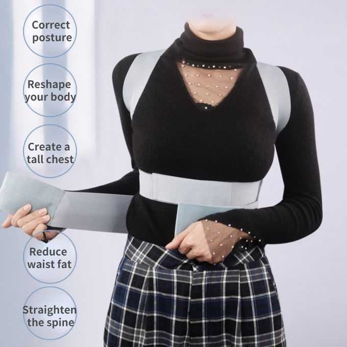 Syeendy Belt Terapi Koreksi Postur Punggung Dada Skoliosis Size M - SDY81