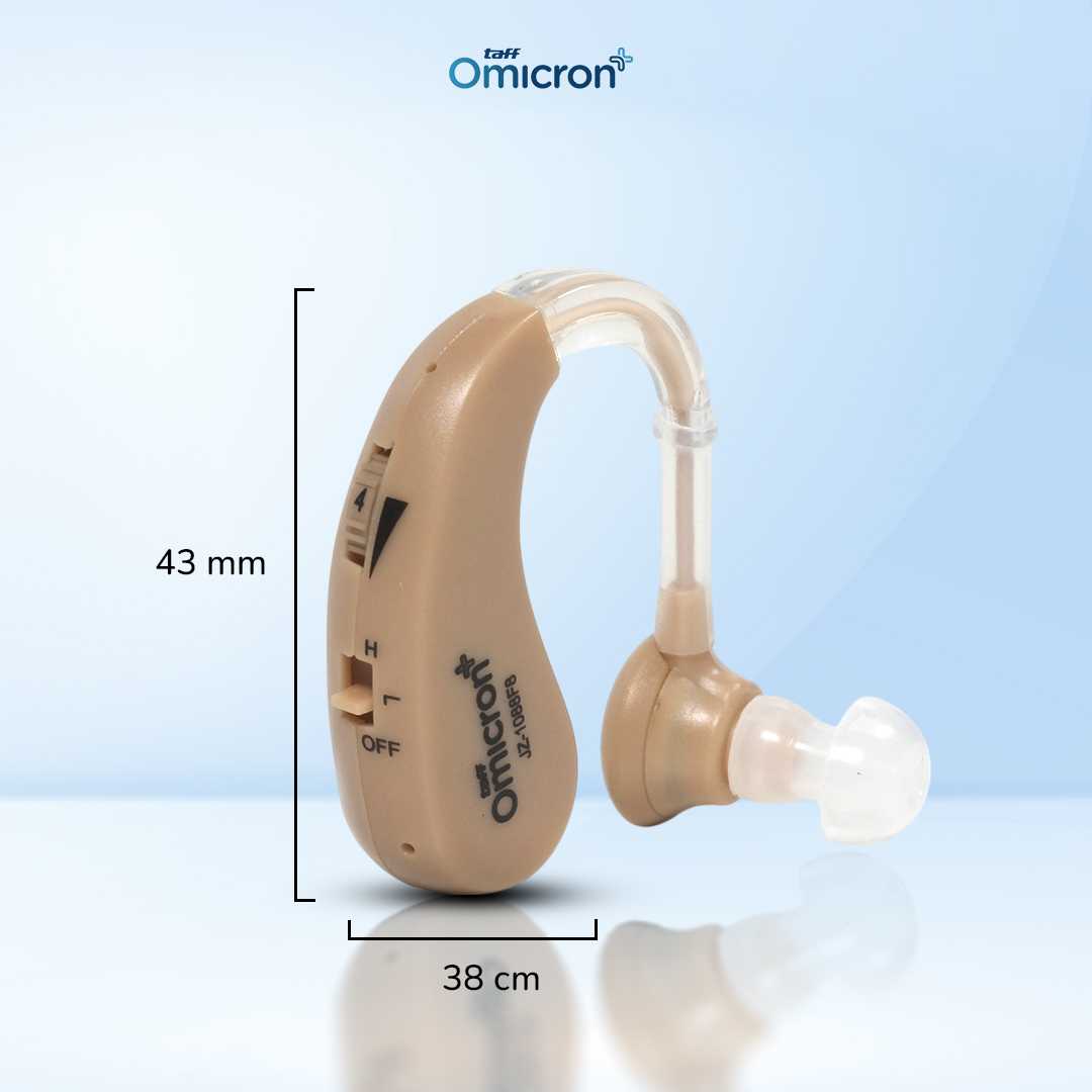 TaffOmicron Alat Bantu Dengar Hearing Aid Adjustable Rechargeable - JZ-1088F8