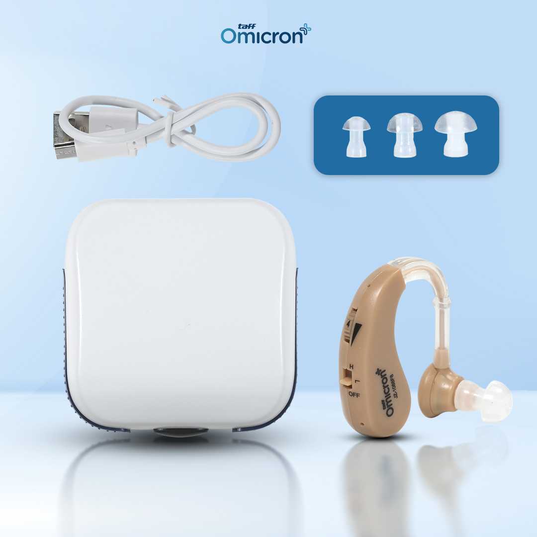 TaffOmicron Alat Bantu Dengar Hearing Aid Adjustable Rechargeable - JZ-1088F8