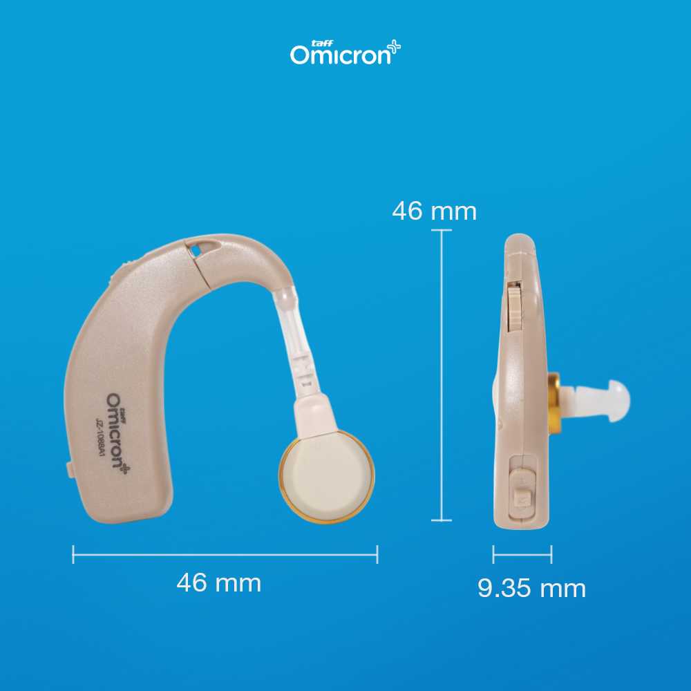 TaffOmicron Alat Bantu Dengar In Ear Hearing Aid - JZ-1088A1