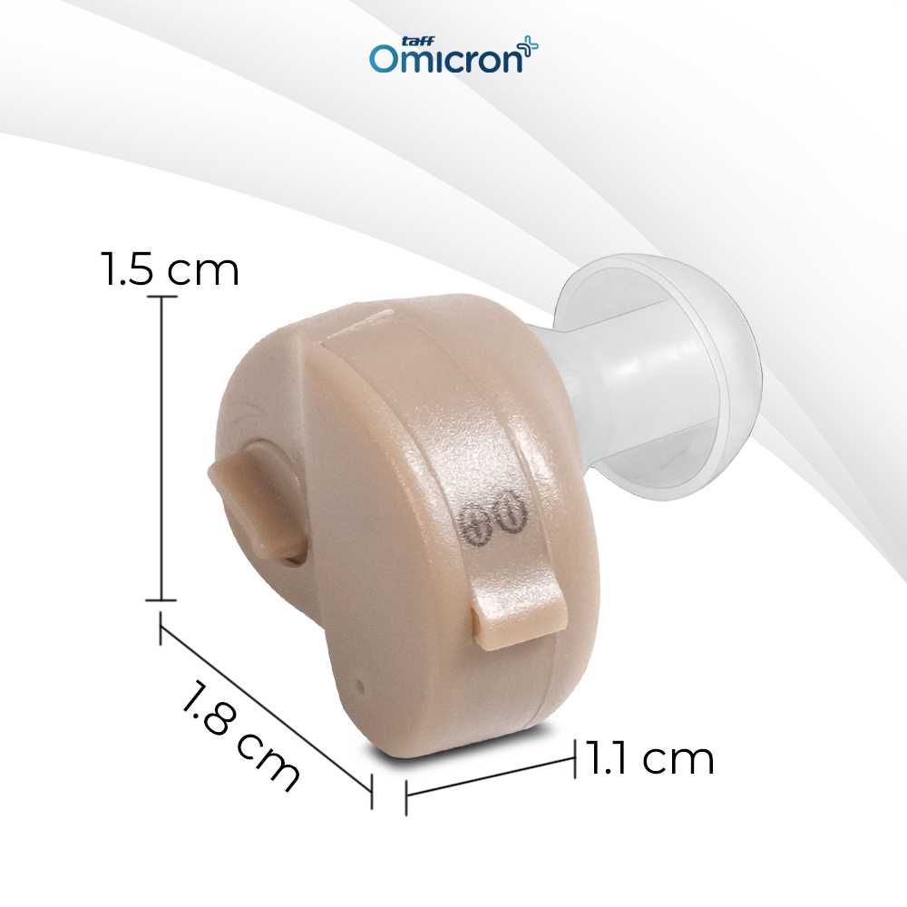 TaffOmicron Alat Bantu Dengar In Ear Hearing Aid - JZ-1088H