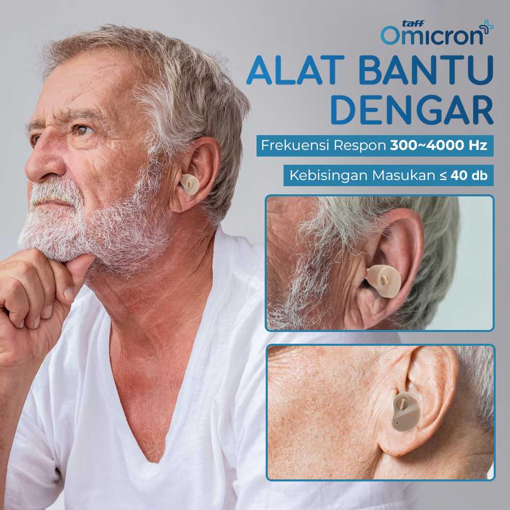 TaffOmicron Alat Bantu Dengar In Ear Hearing Aid - JZ-1088H