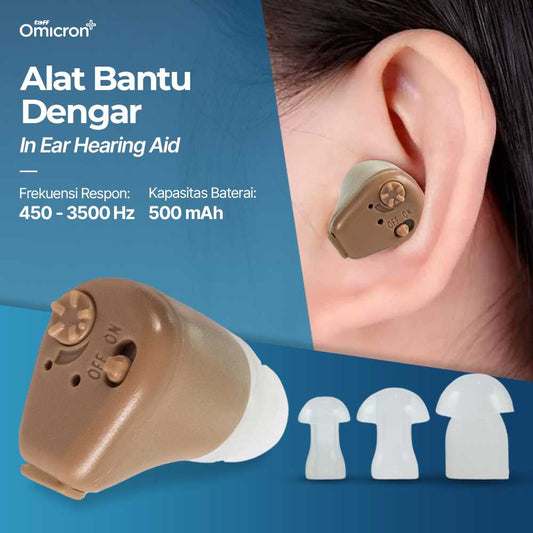 TaffOmicron Alat Bantu Dengar In Ear Hearing Aid - K-88U