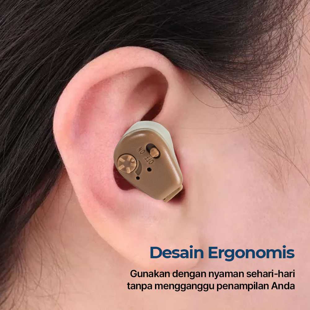 TaffOmicron Alat Bantu Dengar In Ear Hearing Aid - K-88U