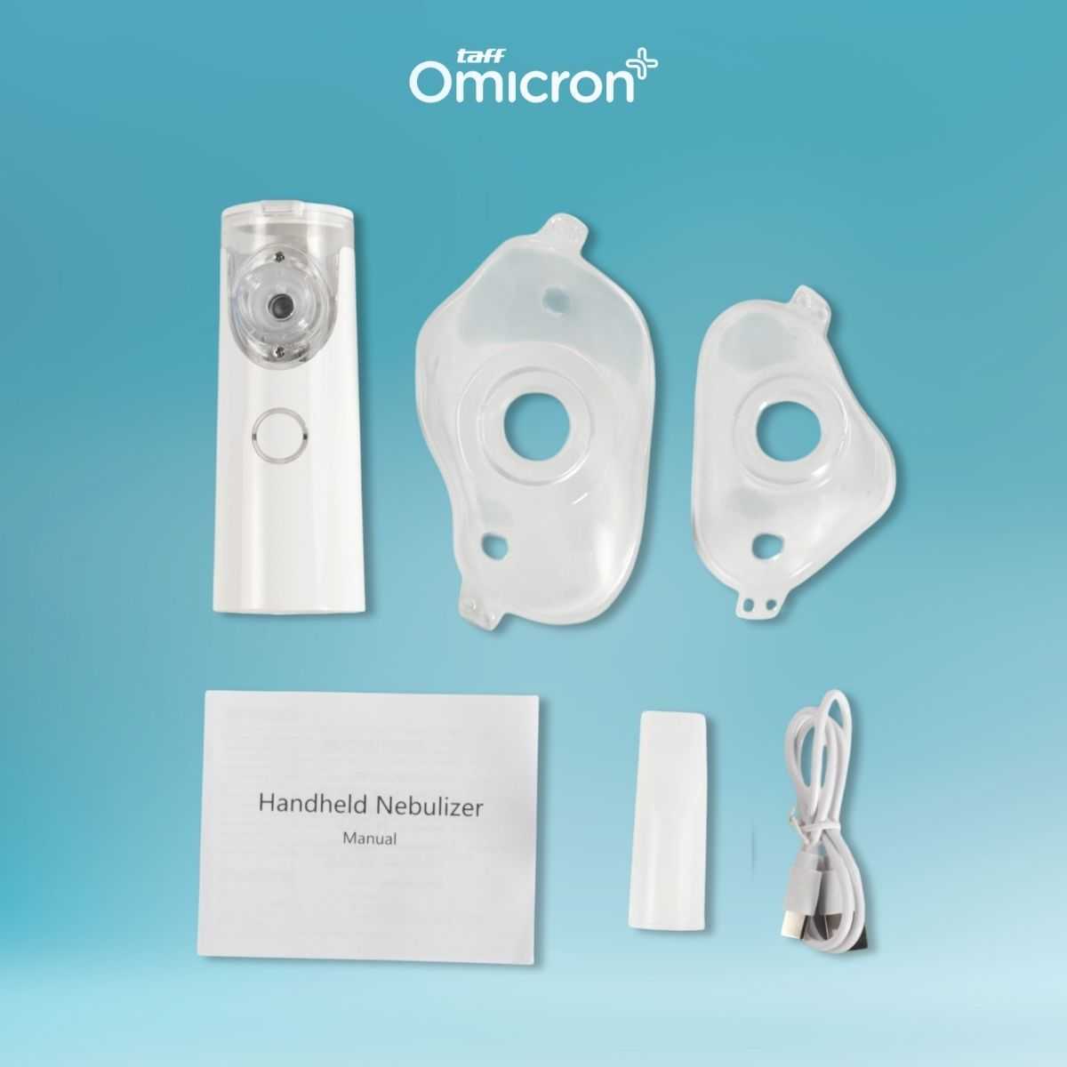 TaffOmicron Alat Terapi Pernapasan Mesh Nebulizer Portable Inhaler - JSL-W301