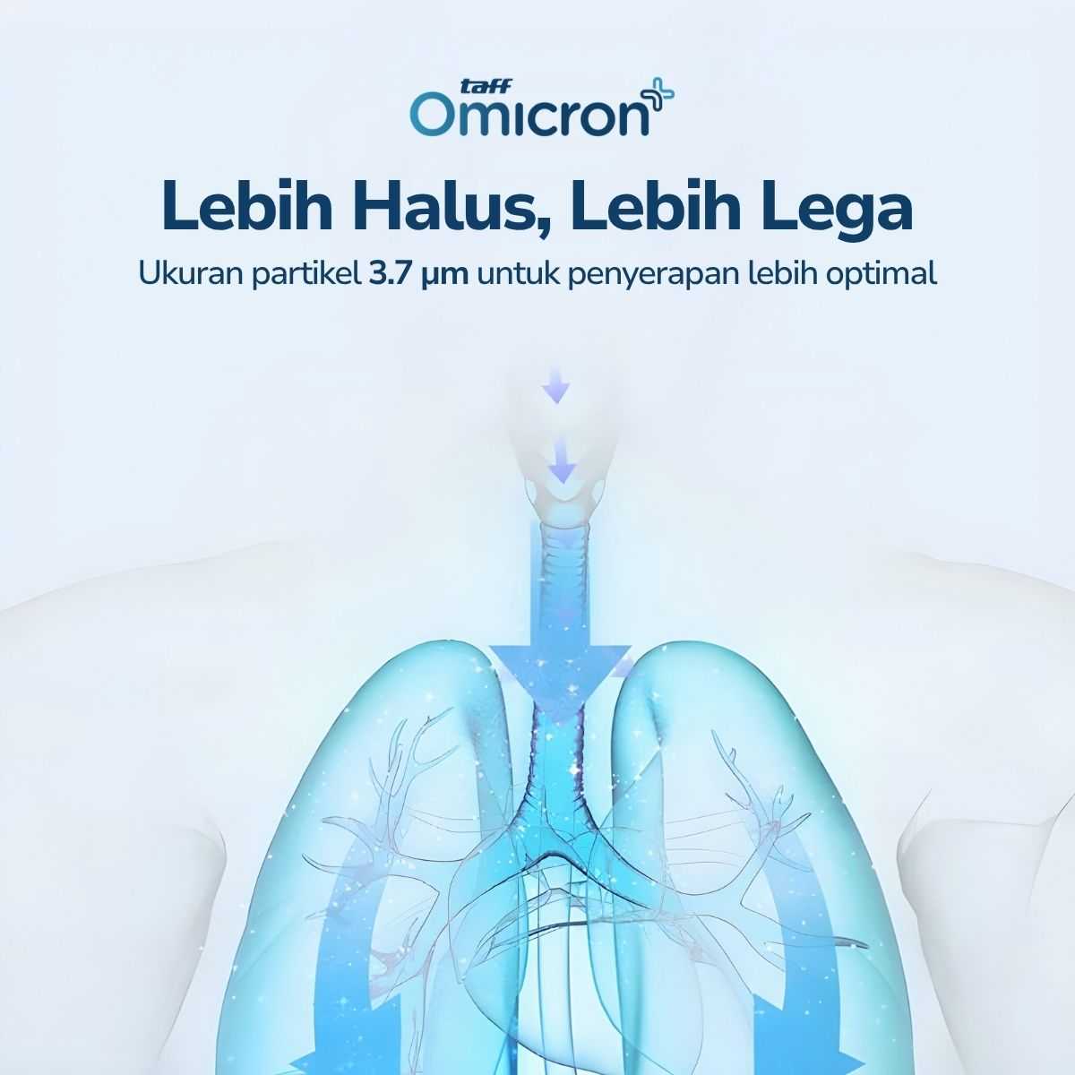 TaffOmicron Alat Terapi Pernapasan Mesh Nebulizer Portable Inhaler - JSL-W301