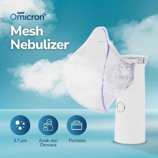 TaffOmicron Alat Terapi Pernapasan Mesh Nebulizer Portable Inhaler - JSL-W301