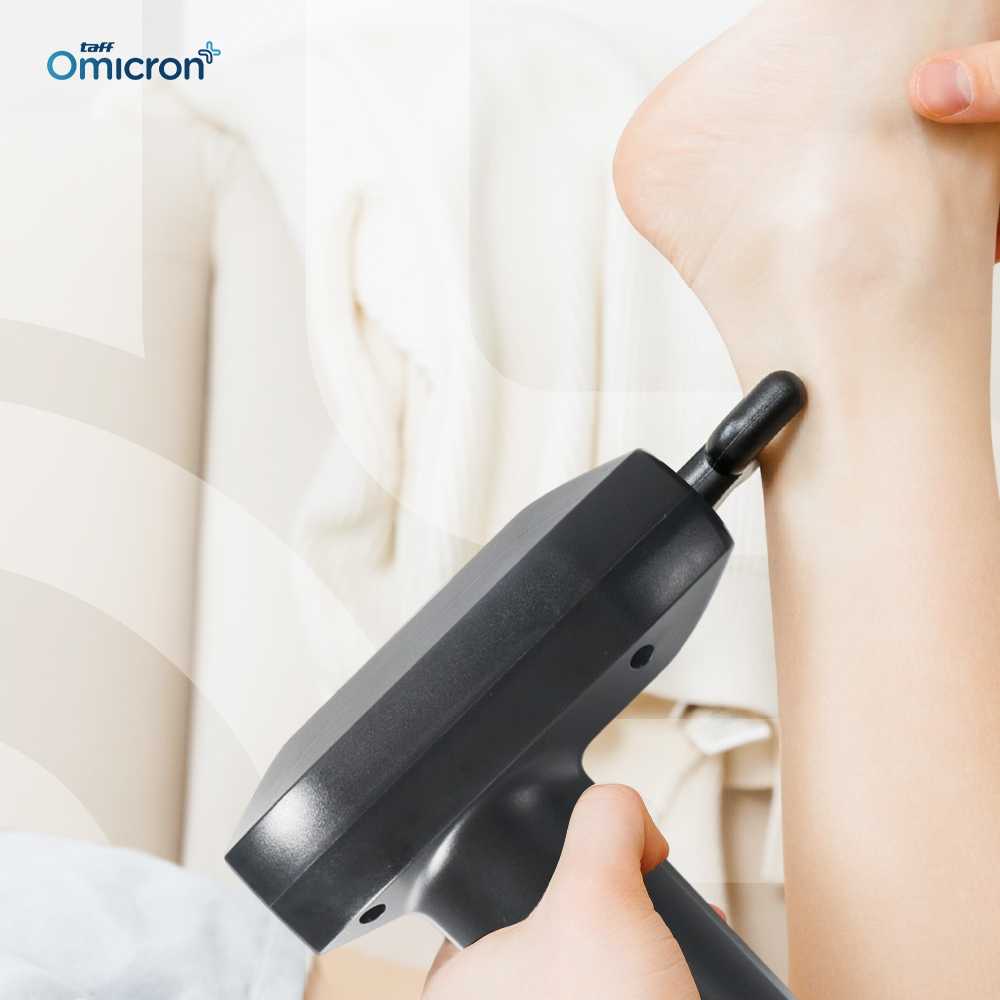 TaffOmicron Alat Pijat Elektrik Pundak Massage Gun 4 Head 99 Gear - YJ03