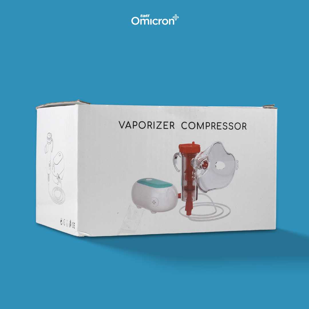 TaffOmicron Alat Terapi Pernapasan Compressor Nebulizer Inhaler - SZ5