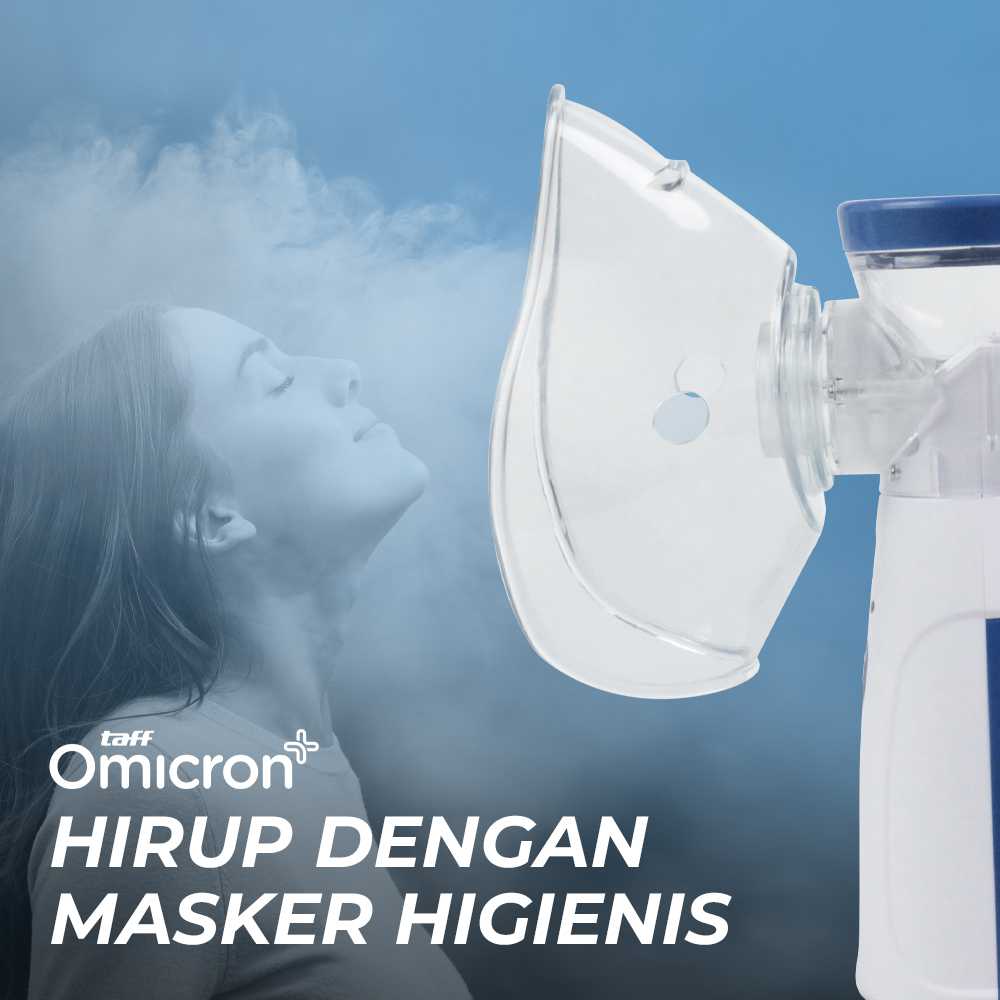 TaffOmicron Alat Terapi Pernapasan Mesh Nebulizer Portable Inhaler - JSL-W302