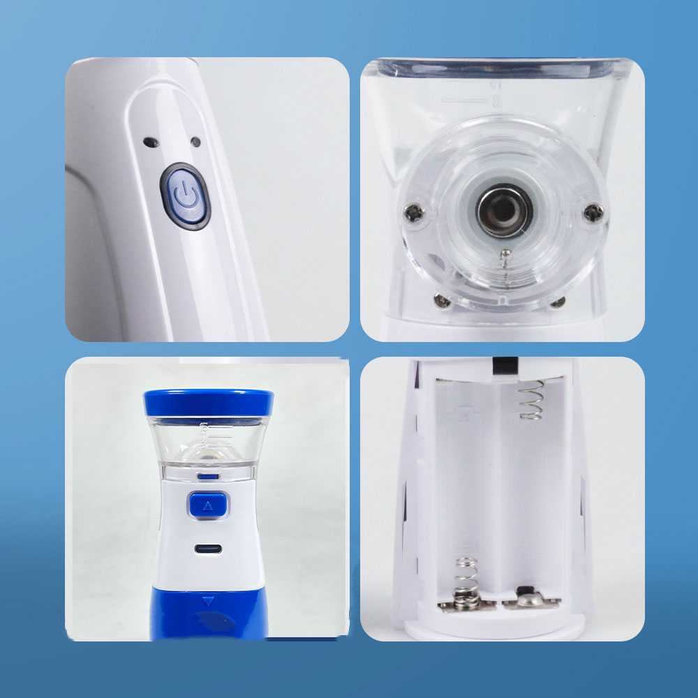 TaffOmicron Alat Terapi Pernapasan Mesh Nebulizer Portable Inhaler - JSL-W302