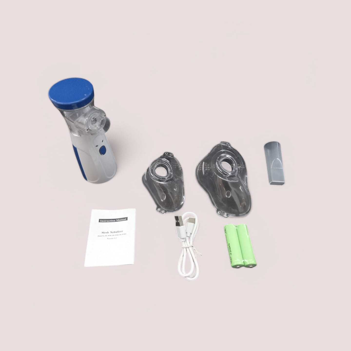 TaffOmicron Alat Terapi Pernapasan Mesh Nebulizer Portable Inhaler - JSL-W302