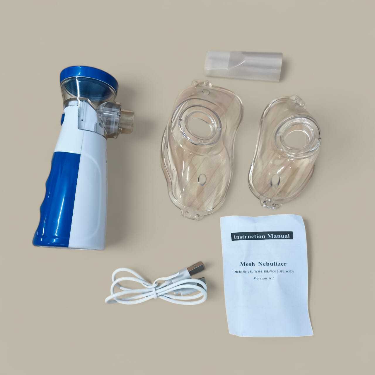 TaffOmicron Alat Terapi Pernapasan Mesh Nebulizer Portable Inhaler - JSL-W302