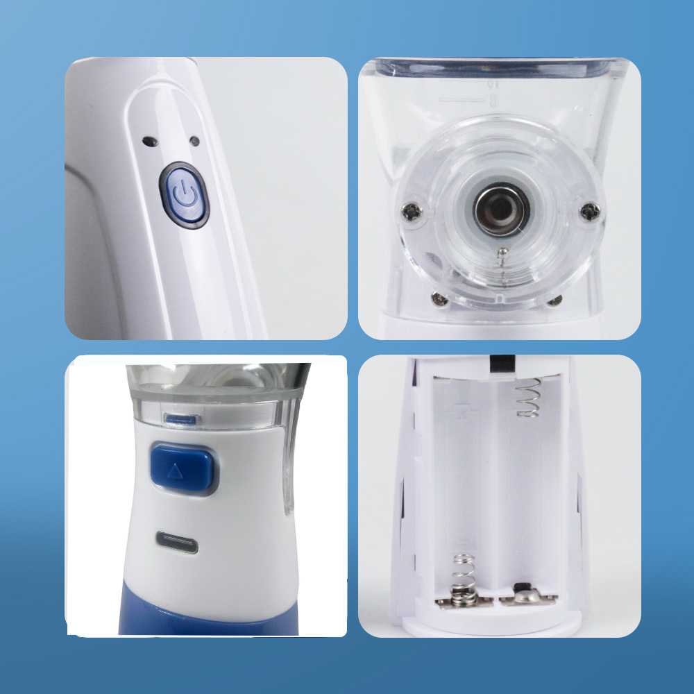 TaffOmicron Alat Terapi Pernapasan Mesh Nebulizer Portable Inhaler - JSL-W302
