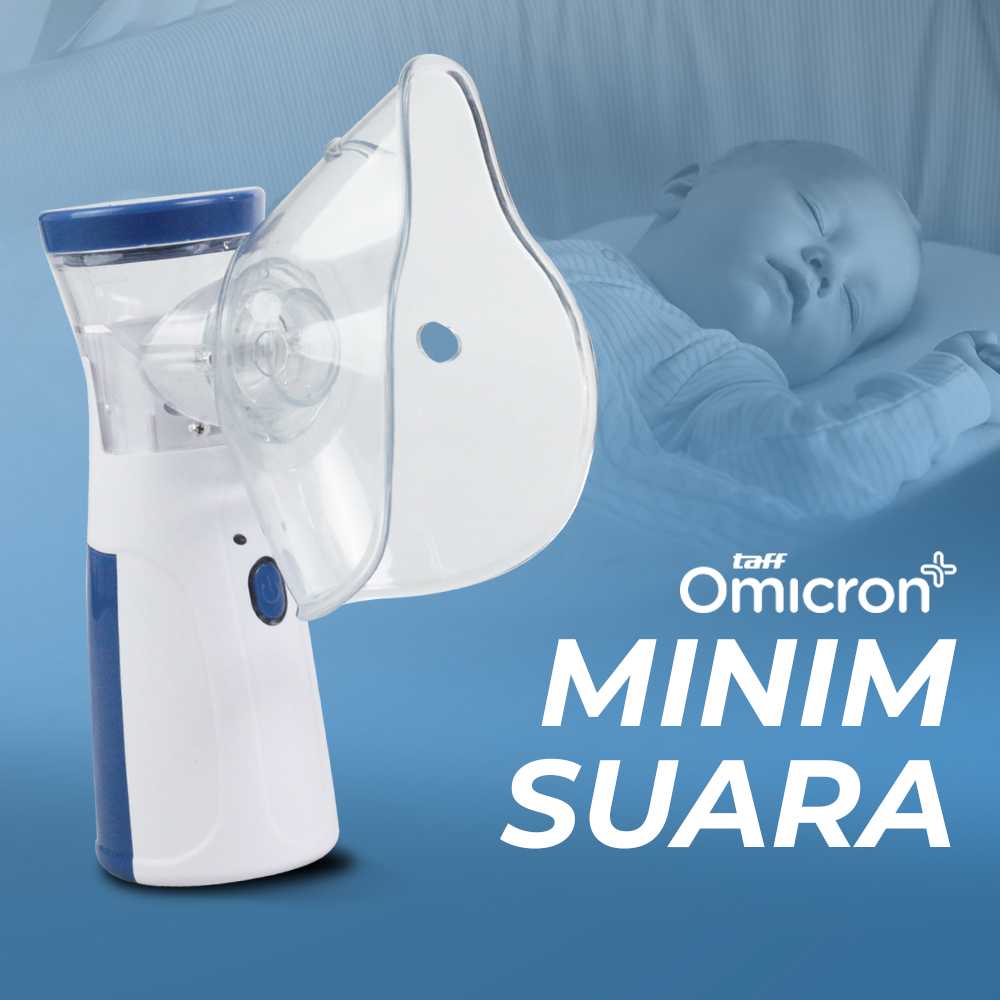 TaffOmicron Alat Terapi Pernapasan Mesh Nebulizer Portable Inhaler - JSL-W302