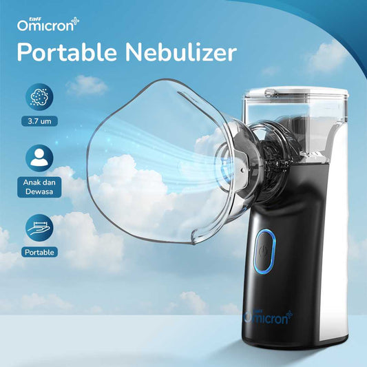 TaffOmicron Alat Terapi Pernapasan Mesh Nebulizer Portable Inhaler - YK-N3AA