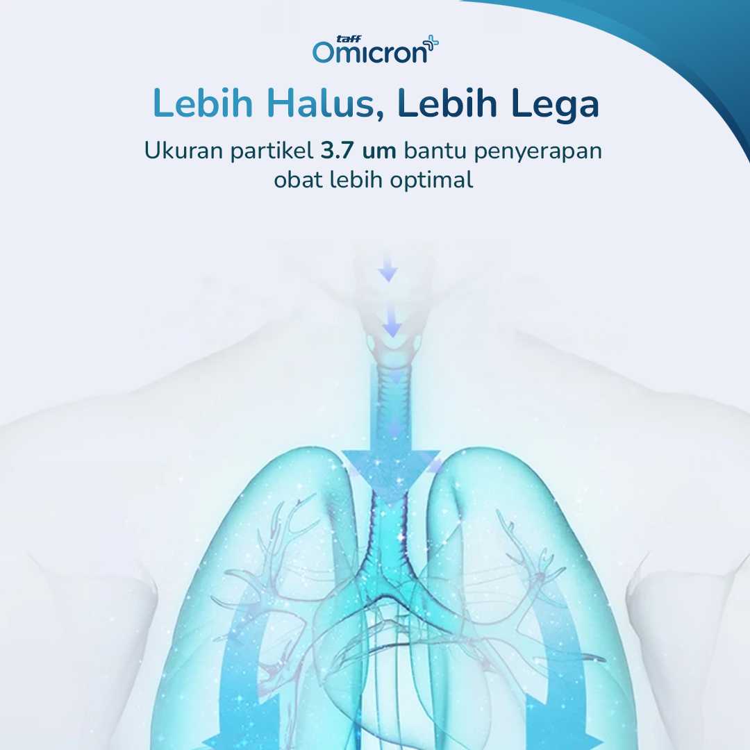 TaffOmicron Alat Terapi Pernapasan Mesh Nebulizer Portable Inhaler - YK-N3AA