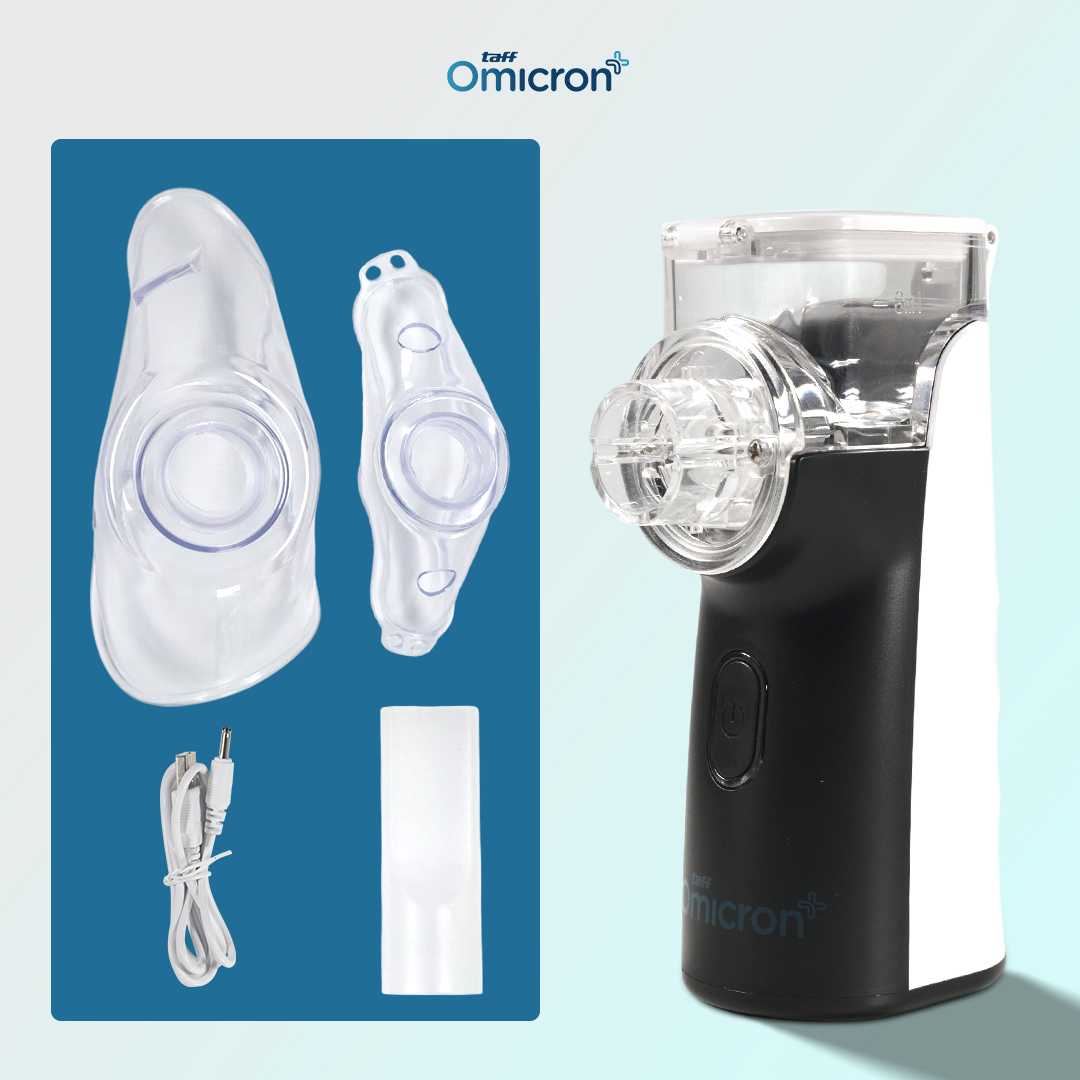 TaffOmicron Alat Terapi Pernapasan Mesh Nebulizer Portable Inhaler - YK-N3AA