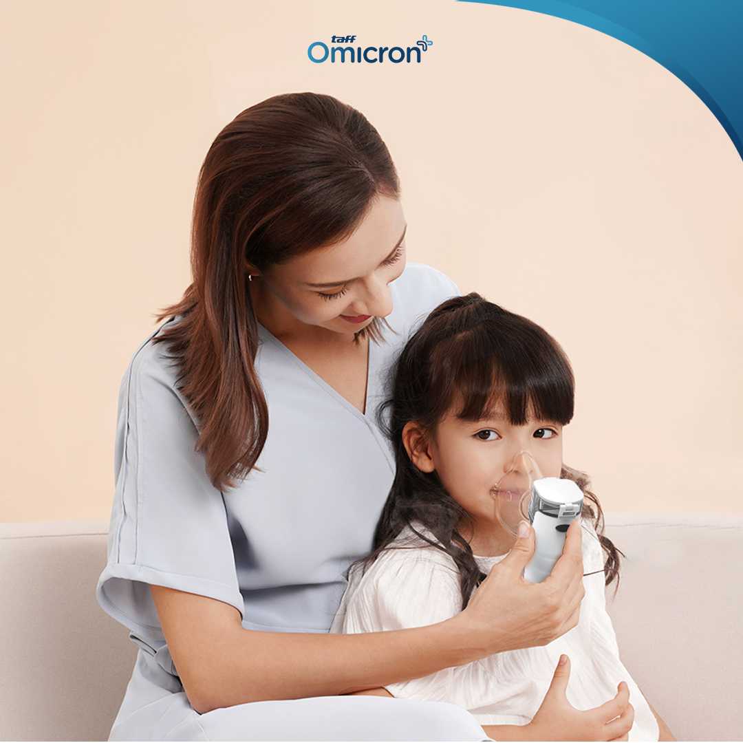 TaffOmicron Alat Terapi Pernapasan Mesh Nebulizer Portable Inhaler - YK-N3AA