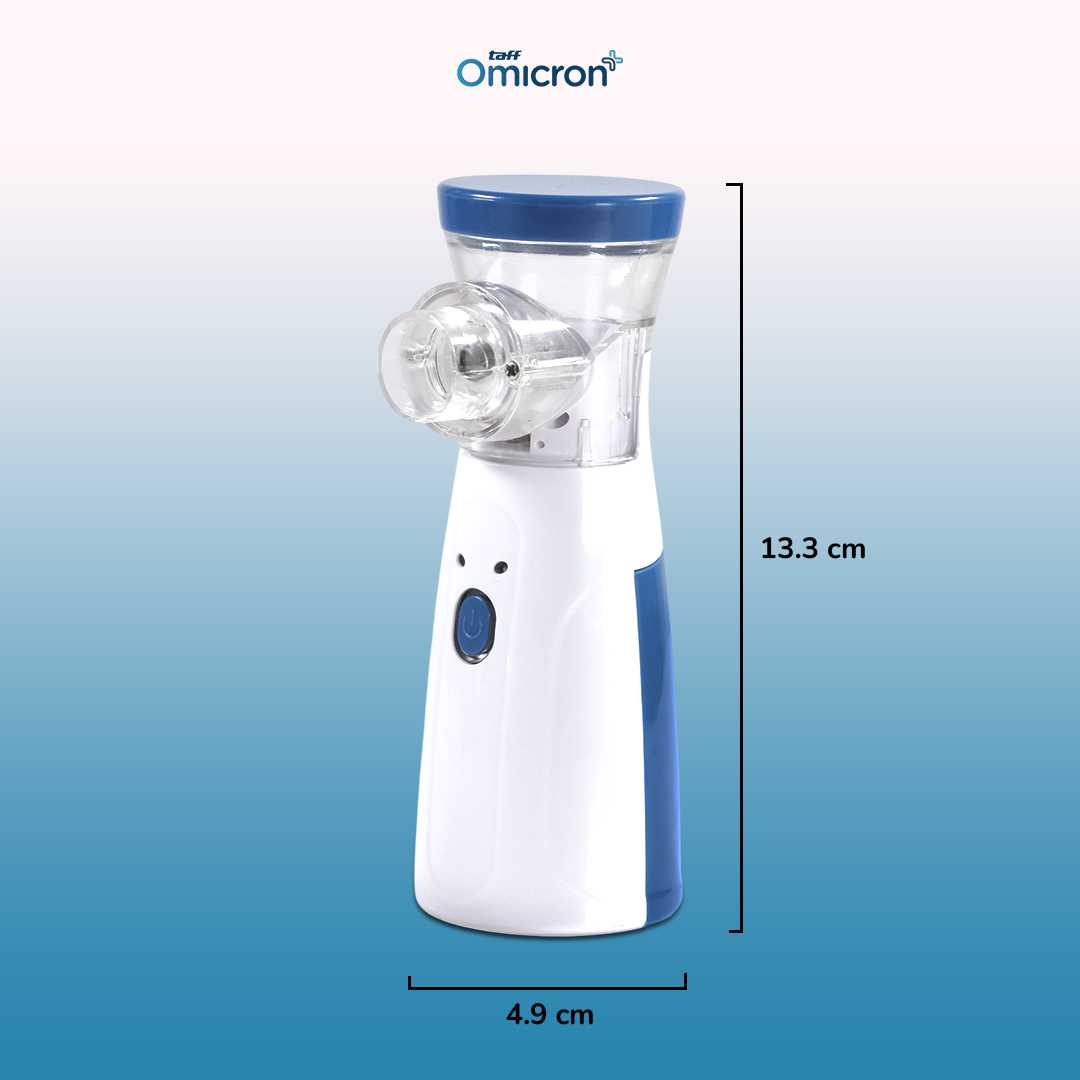 TaffOmicron Alat Terapi Pernapasan Mesh Nebulizer Portable Inhaler - JSL-W302B