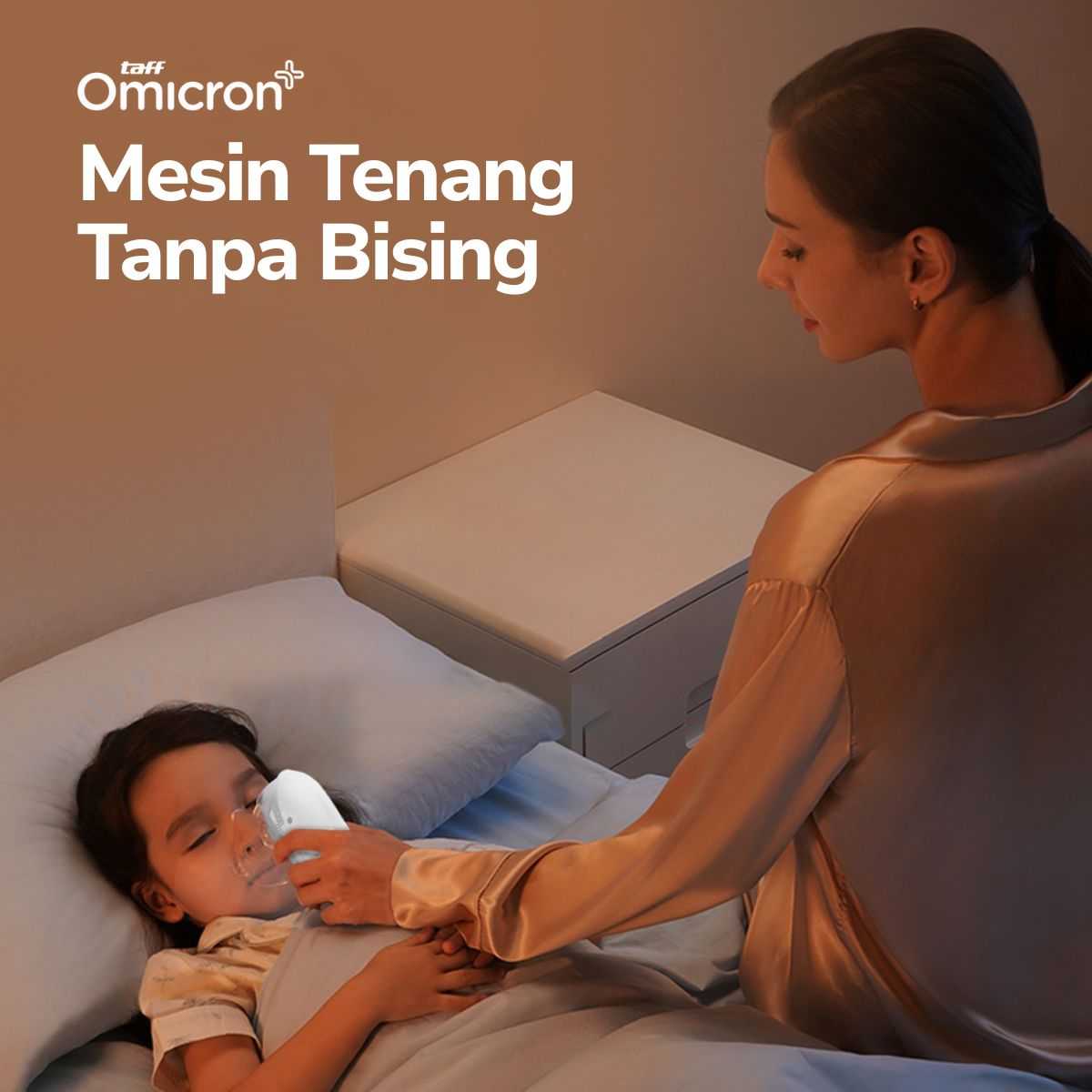 TaffOmicron Alat Terapi Pernapasan Ultrasonic Nebulizer Portable - MY-520A