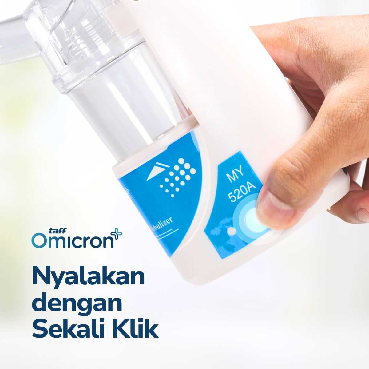 TaffOmicron Alat Terapi Pernapasan Ultrasonic Nebulizer Portable - MY-520A