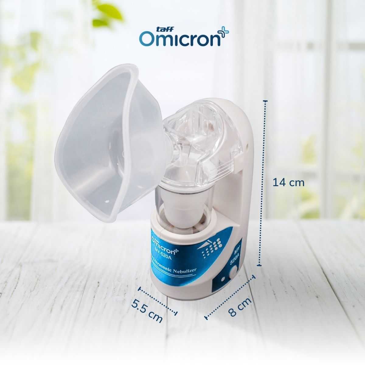 TaffOmicron Alat Terapi Pernapasan Ultrasonic Nebulizer Portable - MY-520A