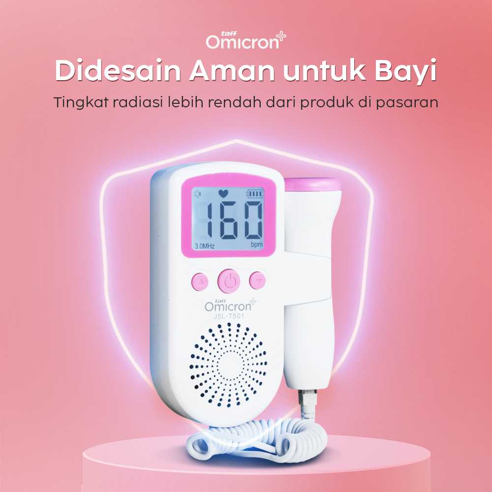 TaffOmicron Deteksi Jantung Janin Bayi Fetal Doppler - JSL-T501
