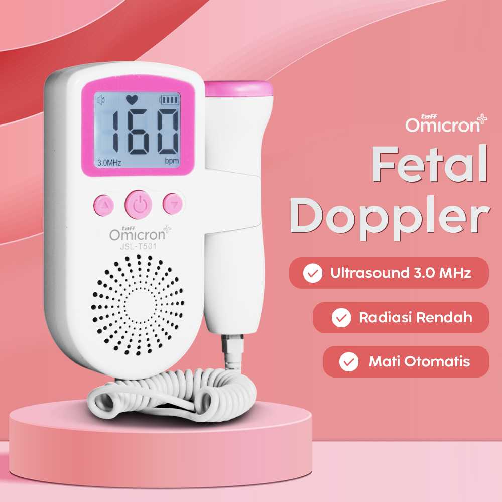 TaffOmicron Deteksi Jantung Janin Bayi Fetal Doppler - JSL-T501