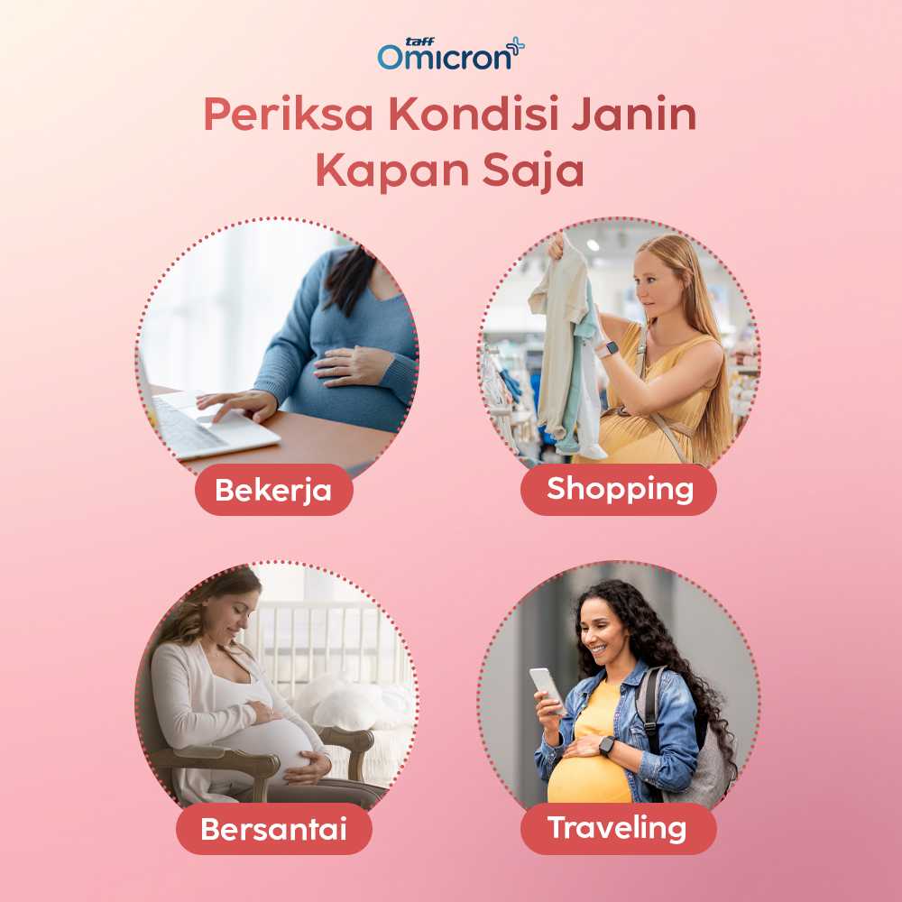 TaffOmicron Deteksi Jantung Janin Bayi Fetal Doppler - JSL-T501