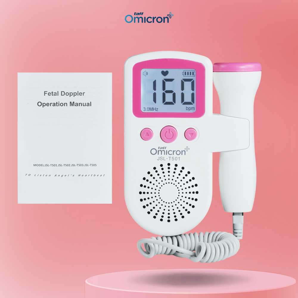 TaffOmicron Deteksi Jantung Janin Bayi Fetal Doppler - JSL-T501