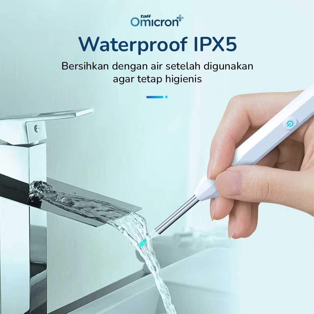 TaffOmicron Kamera Endoskopi Pembersih Telinga Endoscope HD WiFi - NE6