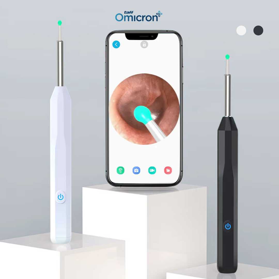 TaffOmicron Kamera Endoskopi Pembersih Telinga Endoscope HD WiFi - NE6