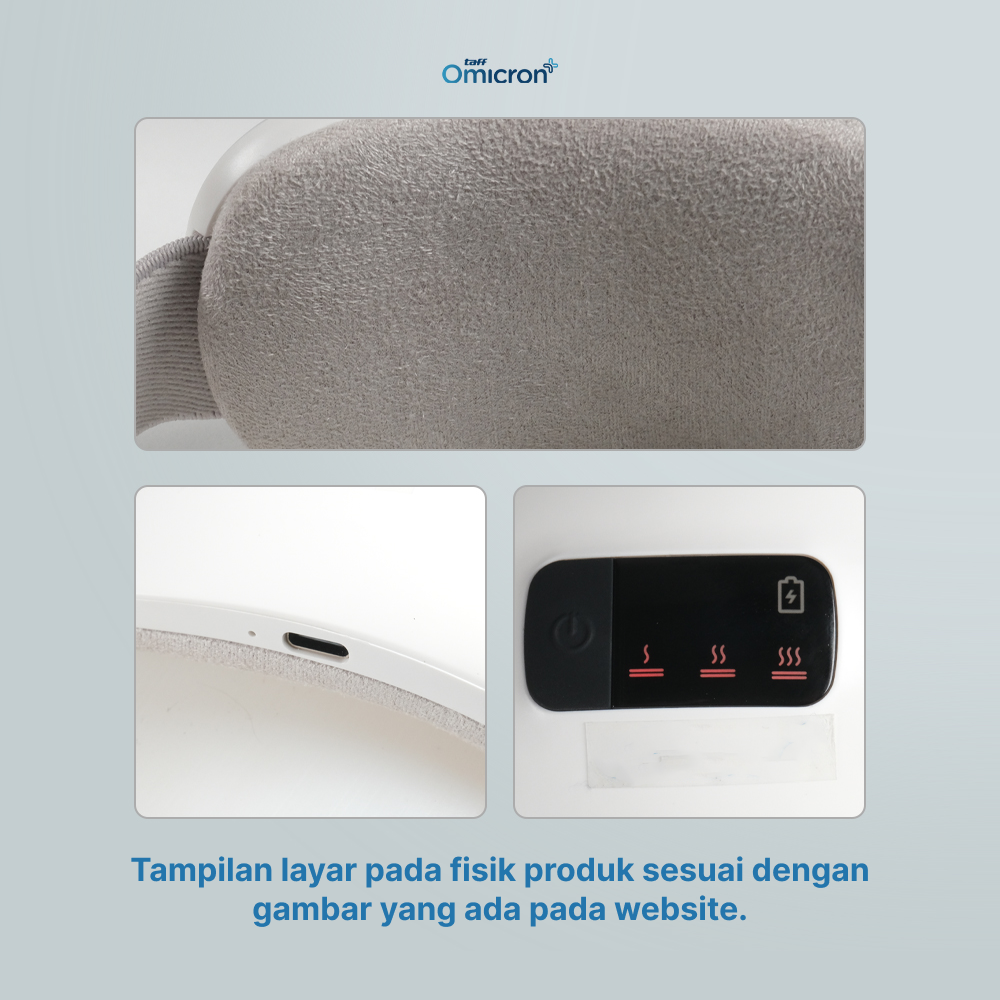 TaffOmicron Kompres Mata Eye Hot Heating Compress Rechargeable - MYY01-C