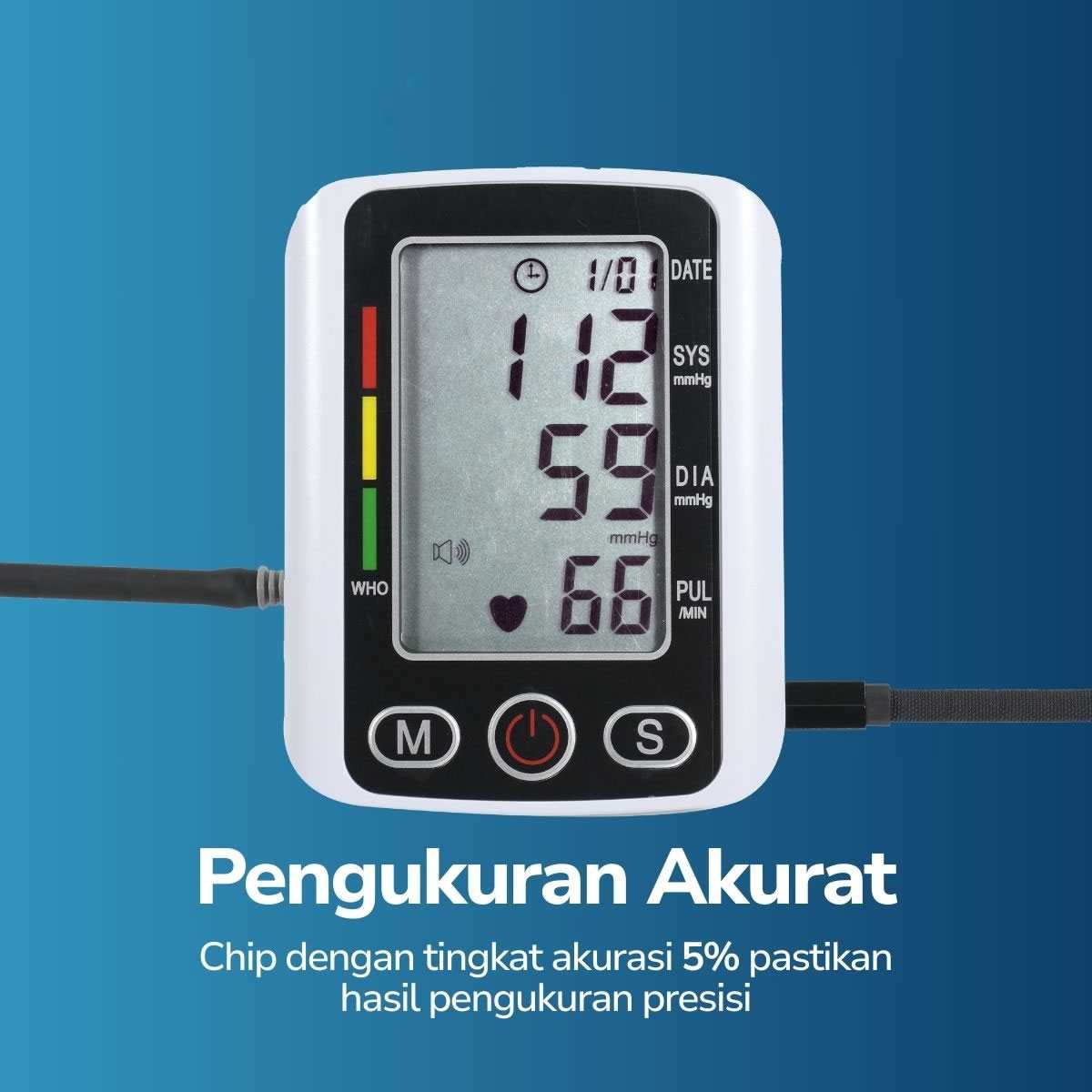 TaffOmicron Pengukur Tekanan Darah Tensimeter Digital Dual Power - BW-750