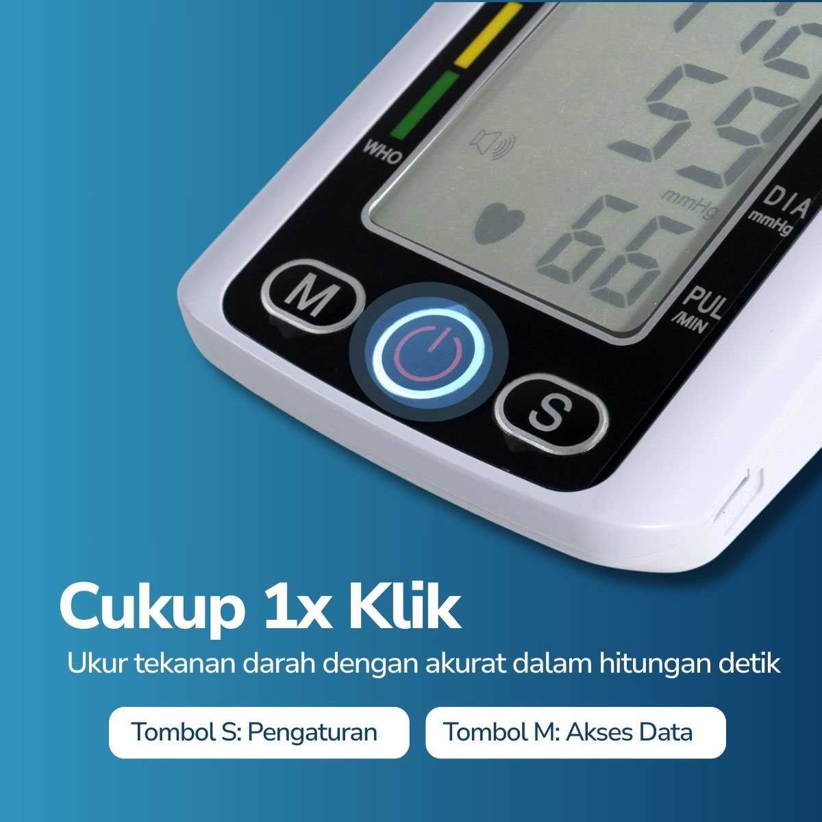 TaffOmicron Pengukur Tekanan Darah Tensimeter Digital Dual Power - BW-750