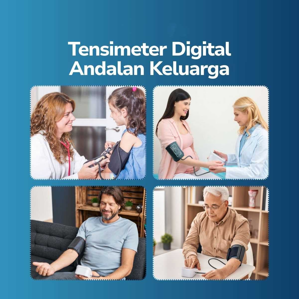 TaffOmicron Pengukur Tekanan Darah Tensimeter Digital Dual Power - BW-750
