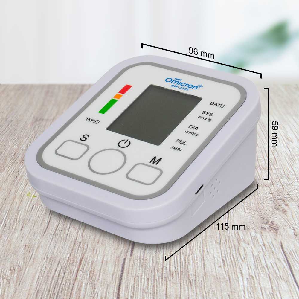 TaffOmicron Tensimeter Digital Pengukur Tekanan Darah Dual Power - BW-3205